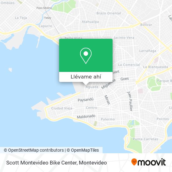 Mapa de Scott Montevideo Bike Center