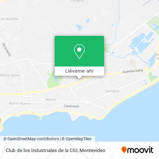 Mapa de Club de los Industriales de la CIU