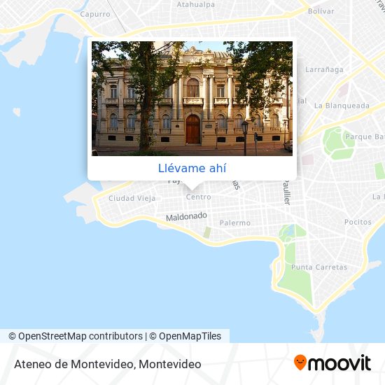Mapa de Ateneo de Montevideo