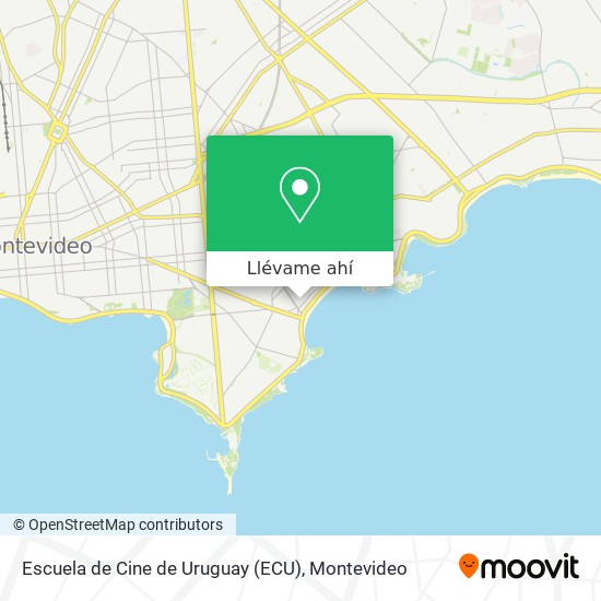 Mapa de Escuela de Cine de Uruguay (ECU)