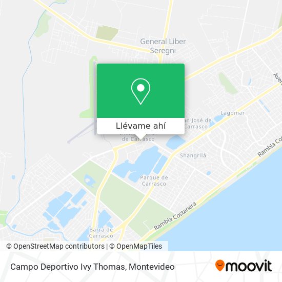 Mapa de Campo Deportivo Ivy Thomas