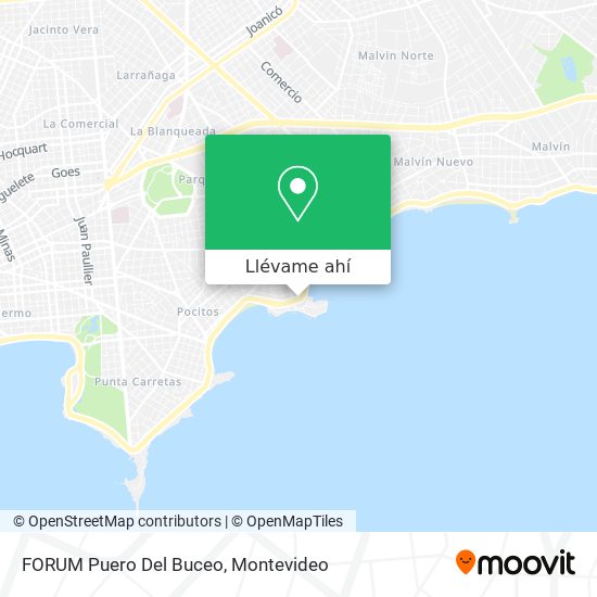 Mapa de FORUM Puero Del Buceo