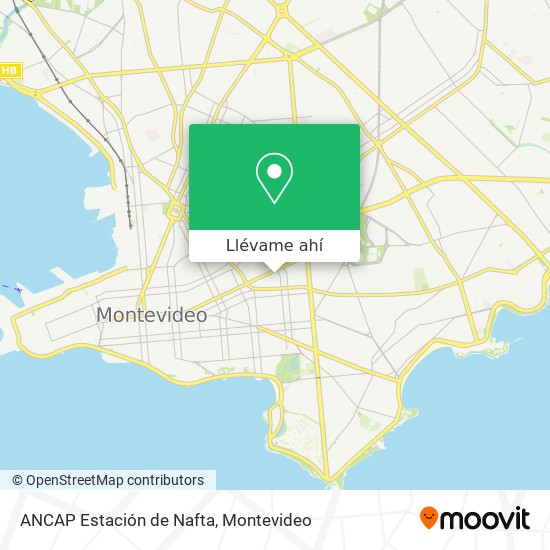 Mapa de ANCAP Estación de Nafta