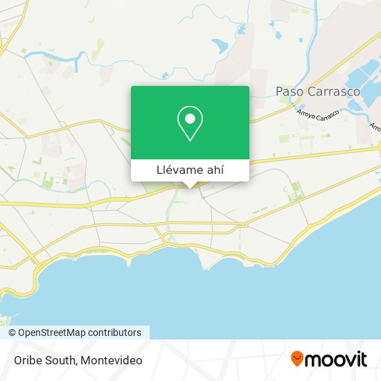 Mapa de Oribe South
