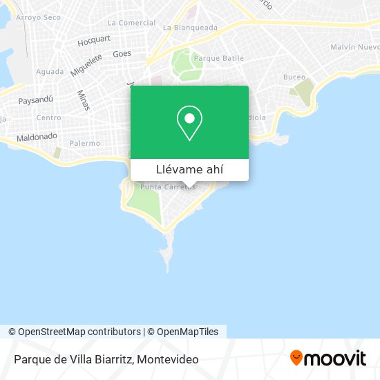 Mapa de Parque de Villa Biarritz