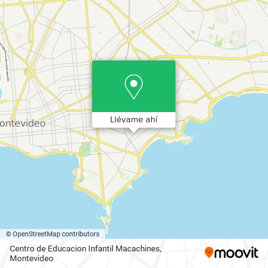 Mapa de Centro de Educacion Infantil Macachines