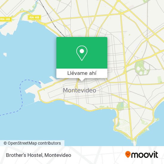 Mapa de Brother's Hostel