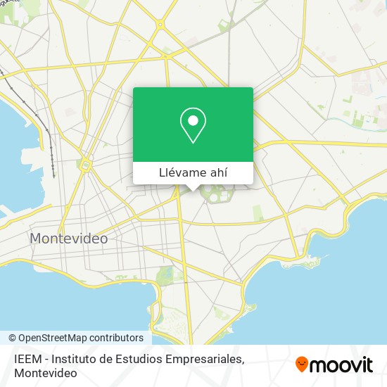 Mapa de IEEM - Instituto de Estudios Empresariales