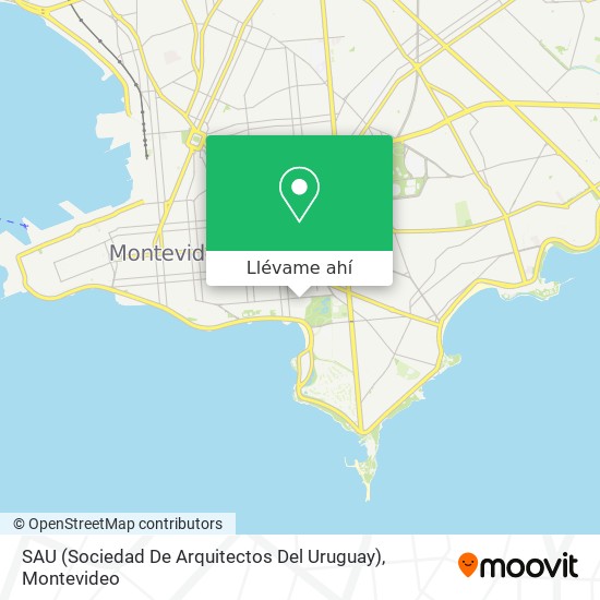 Mapa de SAU (Sociedad De Arquitectos Del Uruguay)