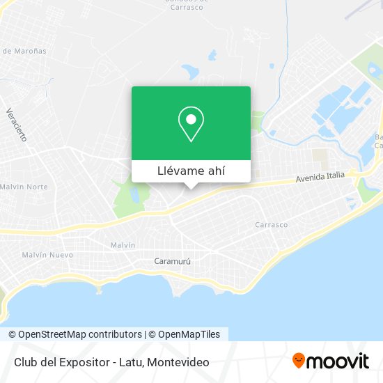 Mapa de Club del Expositor - Latu