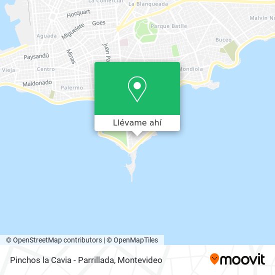 Mapa de Pinchos la Cavia - Parrillada