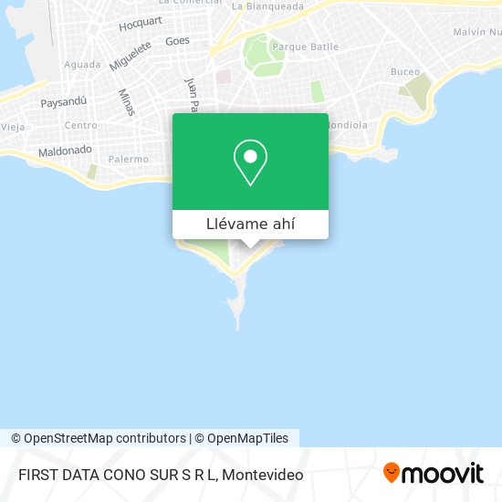 Mapa de FIRST DATA CONO SUR S R L