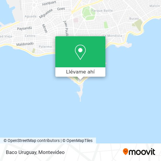 Mapa de Baco Uruguay