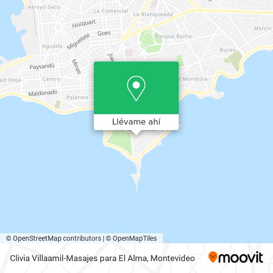 Mapa de Clivia Villaamil-Masajes para El Alma