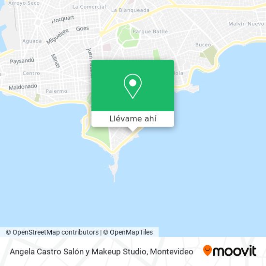 Mapa de Angela Castro Salón y Makeup Studio