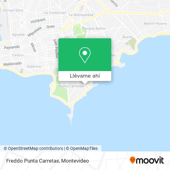 Mapa de Freddo Punta Carretas