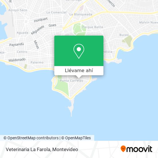 Mapa de Veterinaria La Farola