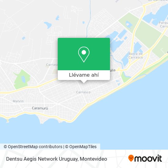 Mapa de Dentsu Aegis Network Uruguay