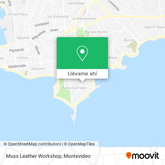 Mapa de Muss Leather Workshop