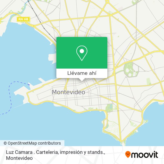 Mapa de Luz Camara . Carteleria, impresión y stands.