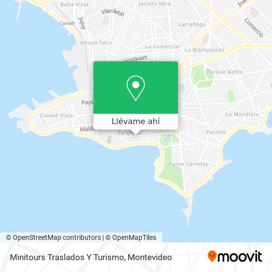 Mapa de Minitours Traslados Y Turismo