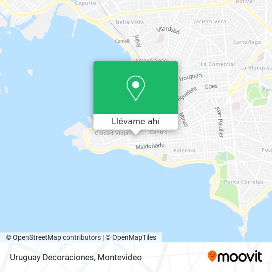 Mapa de Uruguay Decoraciones