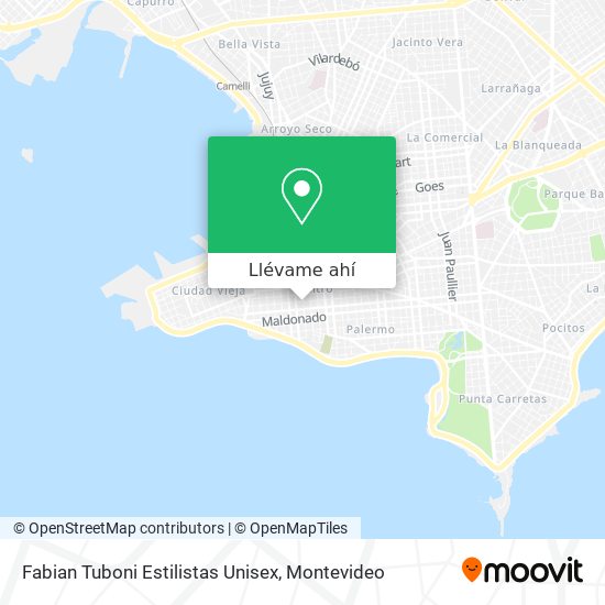 Mapa de Fabian Tuboni Estilistas Unisex