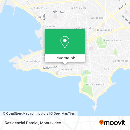 Mapa de Residencial Damici