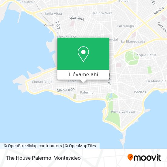 Mapa de The House Palermo