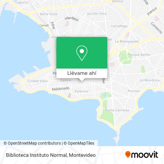 Mapa de Biblioteca Instituto Normal