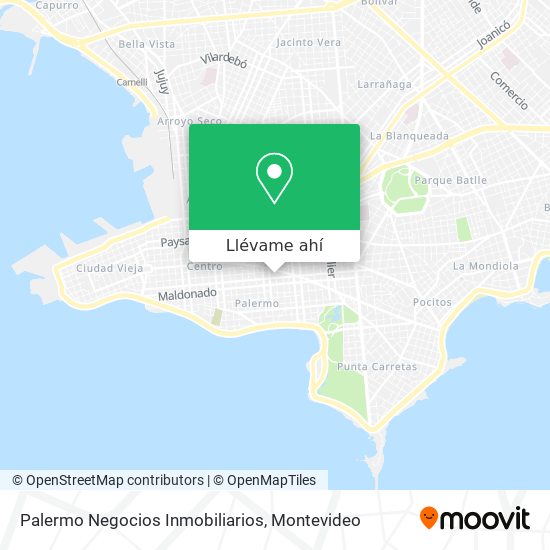 Mapa de Palermo Negocios Inmobiliarios