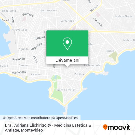 Mapa de Dra . Adriana Elichirigoity - Medicina Estética & Antiage