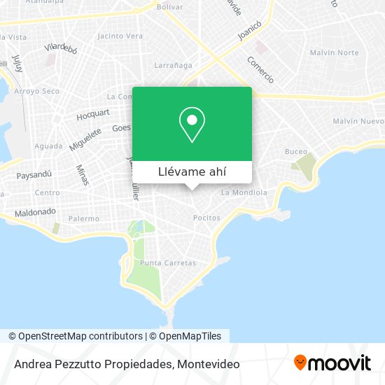 Mapa de Andrea Pezzutto Propiedades