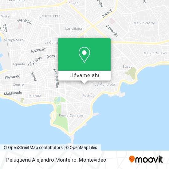 Mapa de Peluqueria Alejandro Monteiro