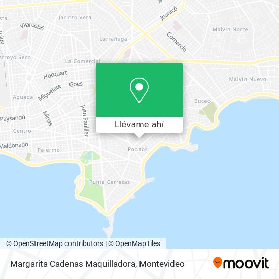 Mapa de Margarita Cadenas Maquilladora