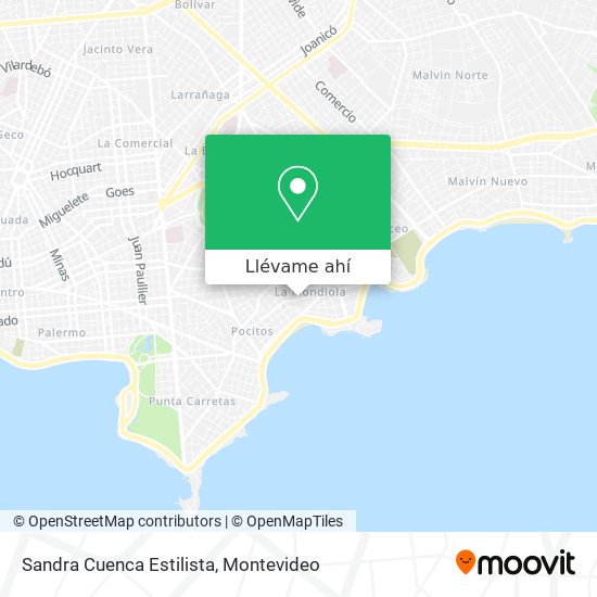 Mapa de Sandra Cuenca Estilista