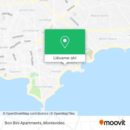 Mapa de Bon Bini Apartments