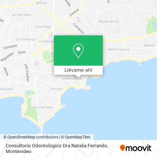 Mapa de Consultorio Odontológico Dra Natalia Ferrando