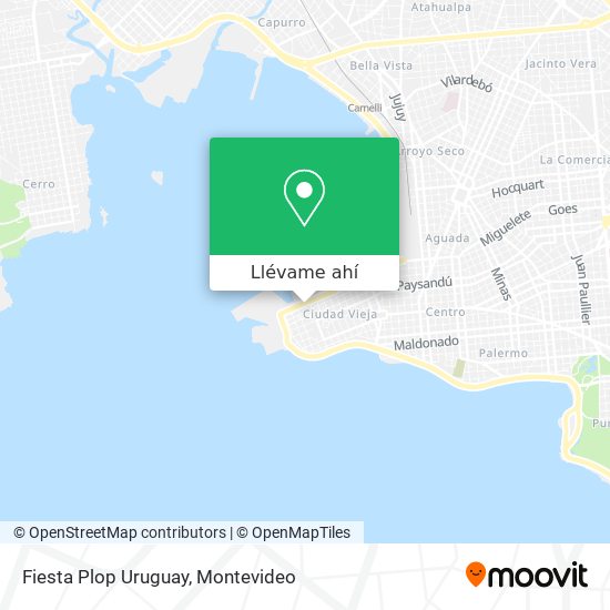 Mapa de Fiesta Plop Uruguay