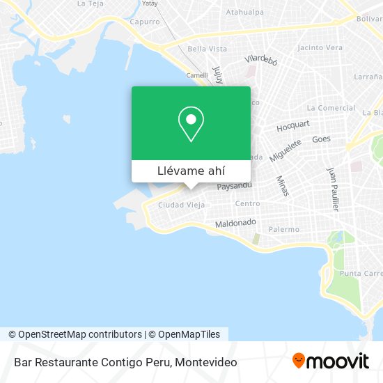 Mapa de Bar Restaurante Contigo Peru