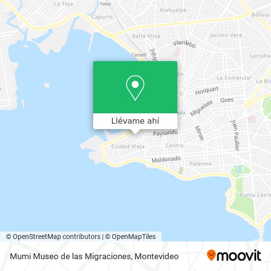 Mapa de Mumi Museo de las Migraciones