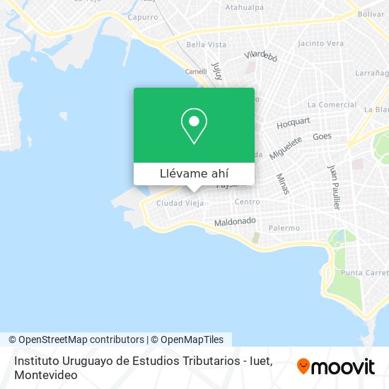 Mapa de Instituto Uruguayo de Estudios Tributarios - Iuet