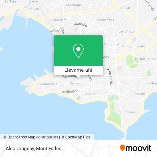 Mapa de Alco Uruguay