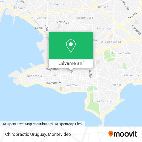 Mapa de Chiropractic Uruguay