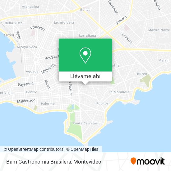 Mapa de Bam Gastronomía Brasilera