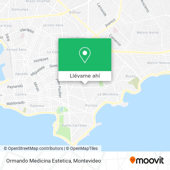 Mapa de Ormando Medicina Estetica