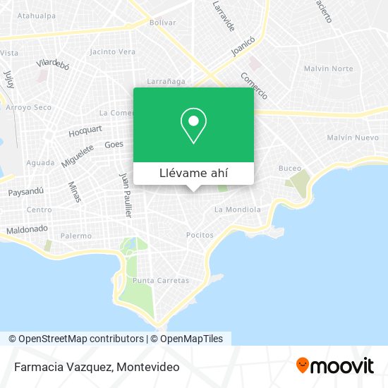 Mapa de Farmacia Vazquez