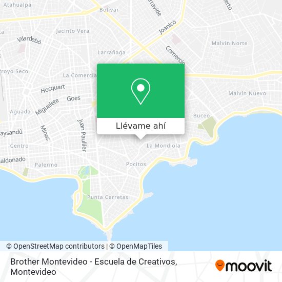 Mapa de Brother Montevideo - Escuela de Creativos