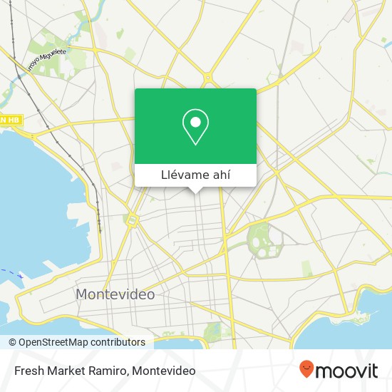 Mapa de Fresh Market Ramiro