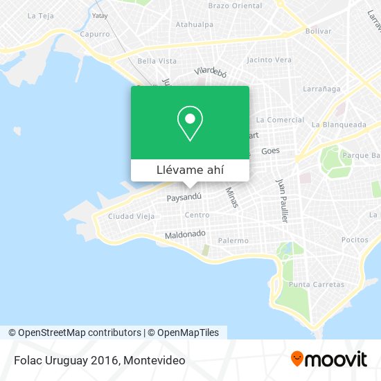 Mapa de Folac Uruguay 2016